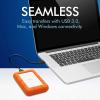 imageLaCie Rugged Mini SSD 2TB Solid State Drive  USB 32 Gen 2x2 speeds up to 2000MBs Compatible with PC Mac and iPad STMF20004002TB
