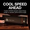 imageSeagate FireCuda 530R SSD with Heatsink 1TB Internal Solid State Drive  M2 PCIe Gen4 4 NVMe 14 speeds up to 7400MBs 1100TBW 18M MTBF with Rescue Services ZP1000GM3A073FireCuda 530  7300MBs wHeatsink