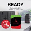 imageSeagate IronWolf 12TB NAS Internal Hard Drive HDD  CMR 35 Inch SATA 6Gbs 7200 RPM 256MB Cache for RAID Network Attached Storage ST12000VNZ008ST12000VN0008NAS