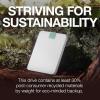 imageSeagate Ultra Touch HDD 4TB Externe harde schijf Mac ampamp Chromebook gerecycled materiaal USBCcompatibiliteit met pc Dropbox en Mylio inbegrepen Cloud White Data Rescue Service STMA4000400ULTRA