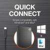 imageSeagate Ultra Touch HDD 4TB Externe harde schijf Mac ampamp Chromebook gerecycled materiaal USBCcompatibiliteit met pc Dropbox en Mylio inbegrepen Cloud White Data Rescue Service STMA4000400eSSD