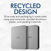 imageLaCie Mobile SSD Secure 1TB 10Gbps USB 31 Type C Rescue SED Space Grey Data Rescue ServiceMobile Drive  USBC