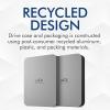 imageLaCie Mobile SSD Secure 1TB 10Gbps USB 31 Type C Rescue SED Space Grey Data Rescue ServiceMobile Drive  USBC