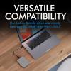 imageLaCie Mobile SSD Secure 1TB 10Gbps USB 31 Type C Rescue SED Space Grey Data Rescue ServiceMobile Drive  USBC