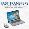 imageLaCie Mobile SSD Secure 1TB 10Gbps USB 31 Type C Rescue SED Space Grey Data Rescue ServiceMobile Drive  USBC