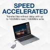 imageLaCie Mobile SSD Secure 1TB 10Gbps USB 31 Type C Rescue SED Space Grey Data Rescue ServiceMobile SSD  USBC