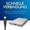 imageLaCie Mobile SSD Secure 1TB 10Gbps USB 31 Type C Rescue SED Space Grey Data Rescue ServicePortable SSD  USBC