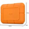imageLaCie Rugged SSD 4TB Solid State Drive  USBC USB 32 NVMe speeds up to 1050MBs IP67 Water Resistant 3m Drop Resistant Encryption 5Year Warranty with Data Recovery 1 Mo Adobe CC STHR40008002TB
