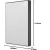 imageSeagate One Touch SSD 500GB External SSD Portable  Black speeds up to 1030MBs 6mo Mylio Photo subscription 6mo Dropbox Backup Plan and Rescue Services STKG500400Silver