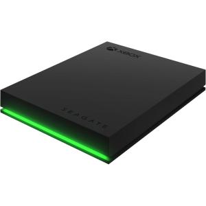 imageSeagate Game Drive for Xbox 4TB External Hard Drive Portable HDD  USB 32 Gen 1 Black with builtin green LED bar  Xbox Certified 3 year Rescue Services STKX4000402HDD