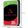 imageSeagate IronWolf Pro 4TB NAS Internal Hard Drive HDD  35 Inch SATA 6Gbs 7200 RPM 128MB Cache for RAID Network Attached Storage Data Recovery Service  Frustration Free Packaging ST4000NEZ01HDD Pro