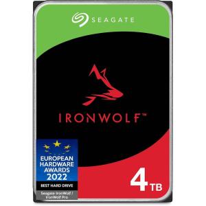 imageSeagate IronWolf 4TB NAS Internal Hard Drive HDD  CMR 35 Inch SATA 6Gbs 5900 RPM 64MB Cache for RAID Network Attached Storage  Frustration Free Packaging ST4000VNZ08
