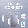 imageSeagate One Touch SSD 1TB External SSD Portable  Silver speeds up to 1030MBs 6mo Mylio Photo subscription 6mo Dropbox Backup Plan and Rescue Services STKG1000401Blue