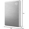 imageSeagate One Touch SSD 1TB External SSD Portable  Silver speeds up to 1030MBs 6mo Mylio Photo subscription 6mo Dropbox Backup Plan and Rescue Services STKG1000401Silver