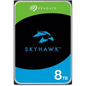 imageSeagate Skyhawk 8TB Video Internal Hard Drive HDD  35 Inch SATA 6Gbs 256MB Cache for DVR NVR Security Camera System with Data Rescue Services ST8000VX010