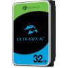 imageSeagate Skyhawk AI 32TB Video Internal Hard Drive HDD  35 Inch SATA 6Gbs 512MB Cache for DVR NVR Security Camera System with inHouse Rescue Services ST32000VE000SURVEILLANCE AI