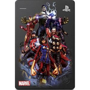 imageSeagate Game Drive for PS4 Marvels Avengers LE  Avengers Assemble 2TB External Hard Drive  USB 30 Metallic Gray Officially Licensed Compatibility with PS4 STGD20001042TB