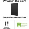 imageSeagate One Touch 24TB External Hard Drive Desktop HDD  USBC Compatible with Most Windows and macOS Rescue Recovery STNB240004005TB
